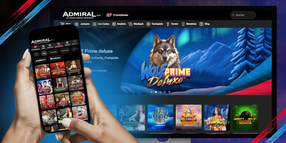 Registrierung bei Admiral Casino