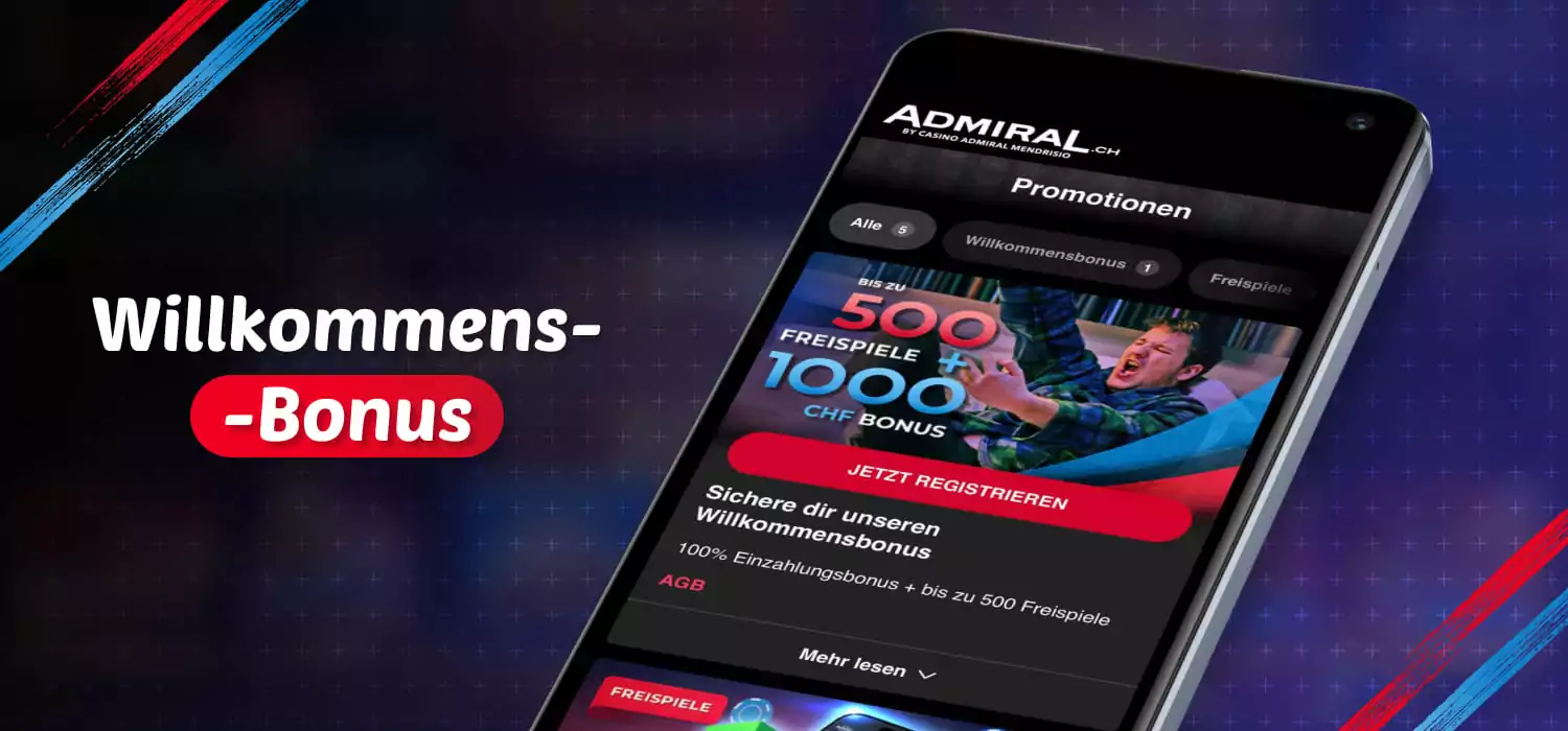 Admiral Casino Willkommensbonus